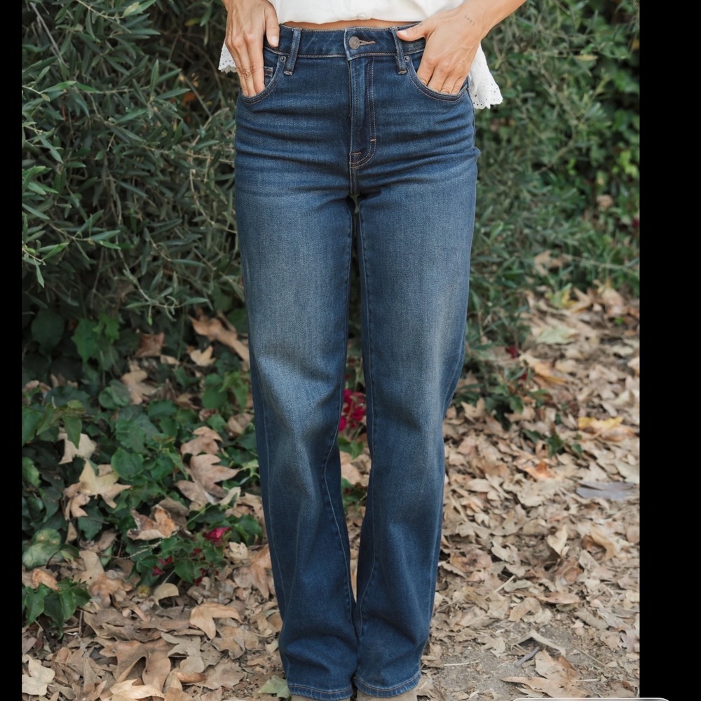 Carly Jean Dylan Dad Jean Women Size 17 Medium Wash Blue New With Tags